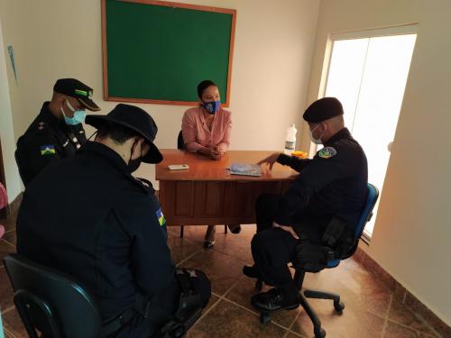Comando da PM em parceria com a ACIB